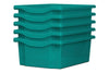 Monarch Trays Multi Packs-Monarch UK, Trays-Double (5 Pack)-Turquoise-Learning SPACE