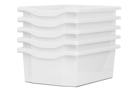 Monarch Trays Multi Packs-Monarch UK, Trays-Double (5 Pack)-White-Learning SPACE
