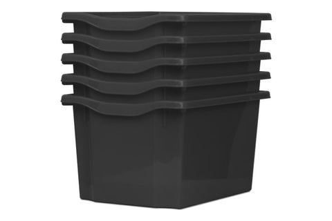 Monarch Trays Multi Packs-Monarch UK, Trays-Triple (5 Pack)-Dark Grey-Learning SPACE