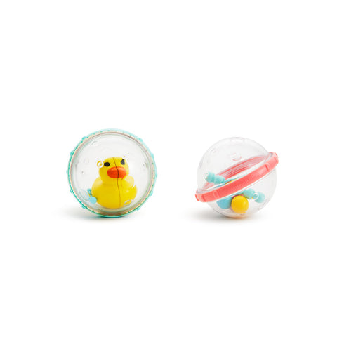 Munchkin Bath Float and Play Bubble Balls 2Pk-Baby Bath. Water & Sand Toys, Oral Motor & Chewing Skills, Water & Sand Toys-Learning SPACE
