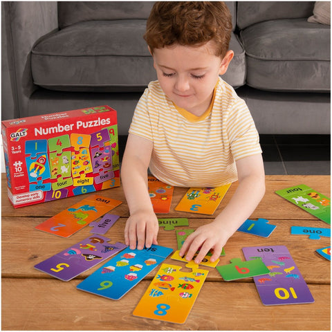 Number Puzzles - Develop early counting skills-Counting Numbers & Colour, Dyscalculia, Early Years Maths, Galt, Gifts For 2-3 Years Old, Maths, Neuro Diversity, Primary Maths, Stock-Learning SPACE