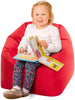 Nursery Chair Bean Bag-Bean Bags, Bean Bags & Cushions, Eden Learning Spaces, Matrix Group, Sensory Room Furniture-Red-Learning SPACE