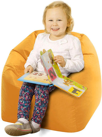 Nursery Chair Bean Bag-Bean Bags, Bean Bags & Cushions, Eden Learning Spaces, Matrix Group, Sensory Room Furniture-Ocre-Learning SPACE