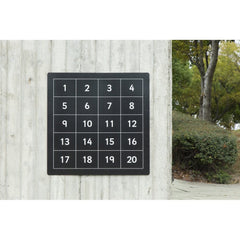 Outdoor - Number 1-20 Chalkboard-Counting Numbers & Colour, Early Years Maths, Maths, Playground Equipment, Playground Wall Art & Signs, Primary Maths-Learning SPACE