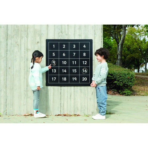 Outdoor - Number 1-20 Chalkboard-Counting Numbers & Colour, Early Years Maths, Maths, Playground Equipment, Playground Wall Art & Signs, Primary Maths-Learning SPACE