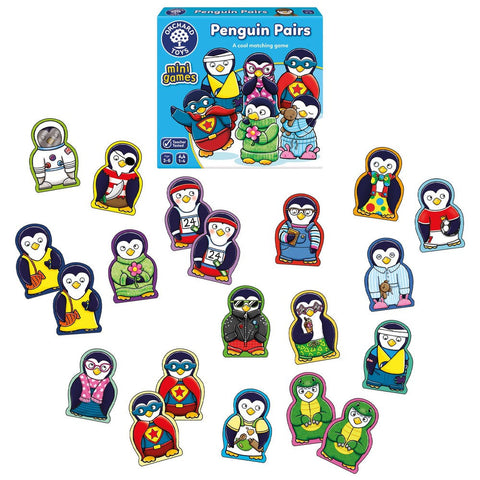 Penguin Pairs Mini Game-Early years Games & Toys, Early Years Maths, Gifts For 2-3 Years Old, Gifts For 3-5 Years Old, Maths, Memory Pattern & Sequencing, Orchard Toys, Primary Games & Toys, Primary Maths, Primary Travel Games & Toys-Learning SPACE