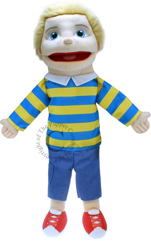 People Puppet Buddy- Boy (Light Skin Tone)-communication, Communication Games & Aids, Helps With, Imaginative Play, Neuro Diversity, Primary Literacy, Puppets & Theatres & Story Sets, Stock, The Puppet Company-Learning SPACE