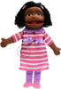 People Puppet Buddy - Girl (Dark Skin Tone)-communication, Communication Games & Aids, Helps With, Imaginative Play, Neuro Diversity, Primary Literacy, Puppets & Theatres & Story Sets, Stock, The Puppet Company-Learning SPACE