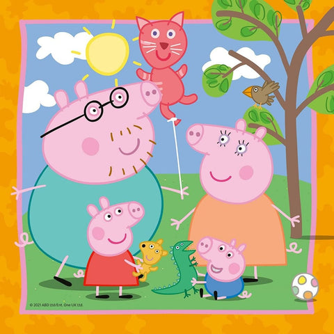 Peppa Pig 3 x 49 Piece Jigsaw Puzzle-13-99 Piece Jigsaw, Gifts For 3-5 Years Old, Ravensburger Jigsaws-Learning SPACE