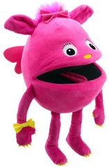 Pink Baby Monster Hand Puppet-Comfort Toys, communication, Communication Games & Aids, Helps With, Imaginative Play, Neuro Diversity, Primary Literacy, Puppets & Theatres & Story Sets, The Puppet Company-Learning SPACE