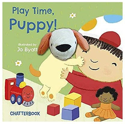 Play Time Puppy Chatterbox Board Book-AllSensory, Baby Books & Posters, Childs Play, communication, Communication Games & Aids, Early Years Books & Posters, Helps With, Imaginative Play, Neuro Diversity, Primary Books & Posters, Primary Literacy, Puppets & Theatres & Story Sets, Sensory Seeking, Speaking & Listening, Stock, Tactile Toys & Books-Learning SPACE