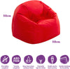 Primary Chair Bean Bag-Bean Bags, Bean Bags & Cushions, Eden Learning Spaces, Matrix Group, Nurture Room-Red-Learning SPACE