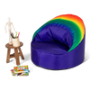 Rainbow Cup Chair Bean Bag-Bean Bags, Bean Bags & Cushions, Eden Learning Spaces, Nurture Room, Rainbow Theme Sensory Room, Sensory Room Furniture-Learning SPACE