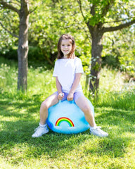 Rainbow Space Hopper-AllSensory, Bounce & Spin, Calmer Classrooms, Exercise, Gifts for 5-7 Years Old, Helps With, Sensory Seeking, Tobar Toys-Learning SPACE