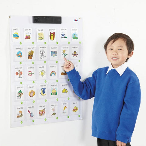 Recordable Talking Interactive Wall-School & Educational Supplies-Cerebral Palsy, communication, Helps With, Neuro Diversity, Sound Equipment, Talking Buttons & Buzzers, TTS Toys-Learning SPACE