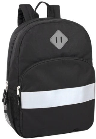 Safety Reflective Backpack-Back To School, Helps With, Seasons, Transitioning and Travel-Black-Learning SPACE