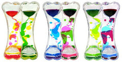 Sensory Bubble Liquid Timer in Twin Shape Design-AllSensory, Calmer Classrooms, Calming and Relaxation, Early Years Sensory Play, Helps With, PSHE, Sand Timers & Timers, Schedules & Routines, Sensory Seeking, Stock, Toys for Anxiety, Visual Sensory Toys-Learning SPACE