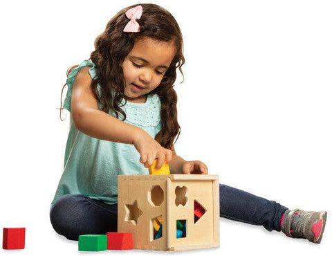 Shape Sorting Cube-Gifts For 1 Year Olds, Gifts For 3-6 Months, Gifts For 6-12 Months Old, Stacking Toys & Sorting Toys, Stock, Tactile Toys & Books-Learning SPACE