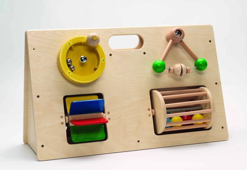 Small Wooden Manipulative Activity Centre-Additional Need, AllSensory, Deaf & Hard of Hearing, Dyspraxia, Early Years Sensory Play, Fine Motor Skills, Helps With, Learn Well, Neuro Diversity, Sound, Stock, Wooden Toys-Learning SPACE