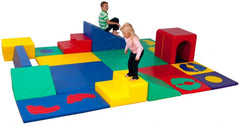 Soft Play Set - Toby's Tumble Time Centre (With Storage Sacks)-AllSensory, Baby Sensory Toys, Down Syndrome, Padding for Floors and Walls, Playmats & Baby Gyms, Soft Play Sets, Stock-Learning SPACE