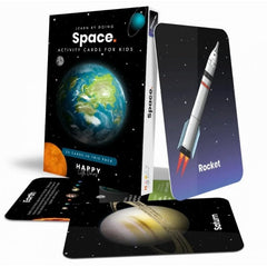 Space Activity Flashcards-Gifts For 3-5 Years Old, Gifts for 5-7 Years Old, Happy Little Doers, Outer Space, S.T.E.M, Science Activities, World & Nature-Learning SPACE