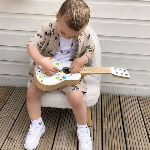 Star Guitar - Children's Musical Instrument-Additional Need, AllSensory, Baby Musical Toys, Baby Sensory Toys, Bigjigs Toys, Early Years Musical Toys, Fine Motor Skills, Helps With, Music, Primary Music, Sound, Stock-Learning SPACE