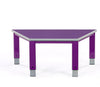 Start Right Height Adjustable Table - Trapezoidal-Classroom Furniture, Classroom Table, Height Adjustable, Metalliform, Table-Purple-Learning SPACE