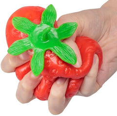 Strawberry Stress Toy - Jelly-Stress Relief Toys-AllSensory, Calmer Classrooms, Fidget, Helps With, Pocket money, Sensory & Physio Balls, Sensory Balls, Squishing Fidget, Stock, Stress Relief, Tobar Toys, Toys for Anxiety-Learning SPACE