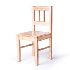 Sturdy Natural Wooden Child's Chair-Bigjigs Toys, Children's Wooden Seating, Classroom Chairs, Seating, Sensory Room Furniture-Learning SPACE