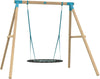 TP Kingswood Double Swing Square Wood Set with Giant Nest-Additional Need, Gross Motor and Balance Skills, Helps With, Outdoor Swings, Playground Equipment, TP Toys-Learning SPACE