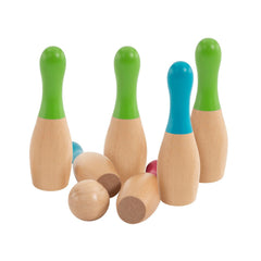 TP Toys Wooden Outdoor Skittles Set-Baby Cause & Effect Toys, Cause & Effect Toys, Outdoor Toys & Games, Playground Equipment, Seasons, Summer, TP Toys-Learning SPACE