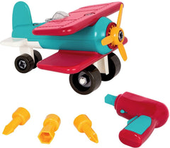 Take Apart Airplane-Additional Need, Battat Toys, Cars & Transport, Early years Games & Toys, Fine Motor Skills, Gifts For 3-5 Years Old, Helps With, Imaginative Play, Primary Games & Toys, Stock-Learning SPACE