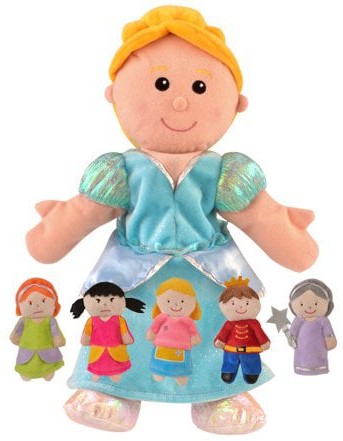 Tellatale Cinderella Hand Puppet With Finger Puppets-communication, Communication Games & Aids, Fiesta Crafts, Gifts For 2-3 Years Old, Gifts For 3-5 Years Old, Helps With, Imaginative Play, Neuro Diversity, Primary Literacy, Puppets & Theatres & Story Sets, Stock-Learning SPACE