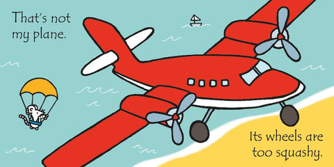Thats not my Plane... Book-AllSensory, Baby Books & Posters, Cars & Transport, Early Years Literacy, Games & Toys, Helps With, Imaginative Play, Seasons, Sensory Seeking, Stock, Summer, Tactile Toys & Books, Usborne Books-Learning SPACE