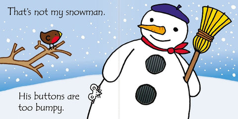 Thats not my Snowman... Book-AllSensory, Baby Books & Posters, Christmas, Early Years Literacy, Helps With, Seasons, Sensory Seeking, Stock, Tactile Toys & Books, Usborne Books-Learning SPACE