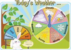Today's Weather Board Outdoor Sign-Calmer Classrooms, Classroom Displays, Early Science, Forest School & Outdoor Garden Equipment, Helps With, Inspirational Playgrounds, Playground Equipment, Playground Wall Art & Signs, Stock-Learning SPACE