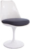 Tulip Eero Saarinen Style Side Chair-Matrix Group, Movement Chairs & Accessories, Seating, Sensory Room Furniture-White & Grey-Learning SPACE