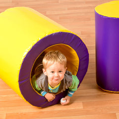 Tumbly Roly Soft Play Cylinder And Tube-Additional Need, AllSensory, Baby Sensory Toys, Baby Soft Play and Mirrors, Dyspraxia, Gross Motor and Balance Skills, Helps With, Matrix Group, Neuro Diversity, Playmats & Baby Gyms, Soft Play Sets-Learning SPACE
