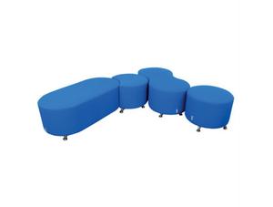 Valentine Dot & Dash Set-Stools & Benches-Modular Seating, Seating, Willowbrook-Learning SPACE