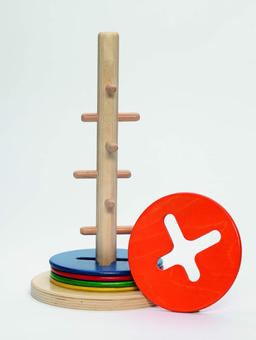 Vertical Sorting Bar-Additional Need, Fine Motor Skills, Games & Toys, Gifts For 1 Year Olds, Helps With, Learn Well, Maths, Primary Maths, Shape & Space & Measure, Stacking Toys & Sorting Toys, Stock, Wooden Toys-Learning SPACE