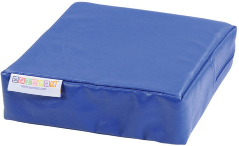 Vibrating Blue Square Pillow Cushion-Additional Need, AllSensory, Bean Bags & Cushions, Blind & Visually Impaired, Calmer Classrooms, Calming and Relaxation, Core Range, Cushions, Down Syndrome, Helps With, Mindfulness, Movement Chairs & Accessories, PSHE, Seating, Sensory Processing Disorder, Sensory Seeking, Stock, Teen Sensory Weighted & Deep Pressure, Vibration & Massage-Learning SPACE