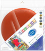 Vibrating Orange Circle Pillow Cushion-AllSensory, Autism, Bean Bags & Cushions, Calming and Relaxation, Cushions, Down Syndrome, Helps With, Movement Chairs & Accessories, Neuro Diversity, Seating, Sensory Processing Disorder, Sensory Seeking, Teen Sensory Weighted & Deep Pressure, Vibration & Massage-Learning SPACE