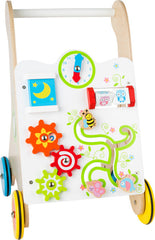 Vivid Colours Baby Walker-Additional Need, Baby & Toddler Gifts, Baby Walker, Baby Wooden Toys, Balancing Equipment, Gifts For 1 Year Olds, Gifts For 6-12 Months Old, Gross Motor and Balance Skills, Helps With, Small Foot Wooden Toys, Stock-Learning SPACE