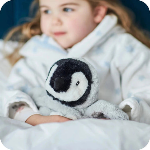 Warmies® - Baby Penguin-AllSensory, Baby Sensory Toys, Calming and Relaxation, Comfort Toys, Gifts For 2-3 Years Old, Helps With, Interoception, Sensory Processing Disorder, Sensory Seeking, Sensory Smells, Stock, Teen Sensory Weighted & Deep Pressure, Toys for Anxiety, Warmies, Weighted & Deep Pressure-Learning SPACE