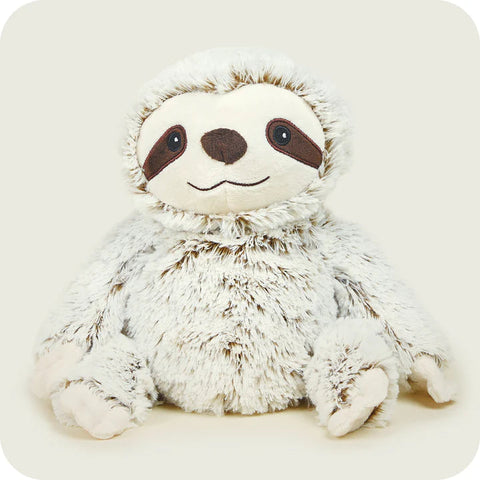 Warmies® - Marshmallow Sloth-AllSensory, Baby Sensory Toys, Calming and Relaxation, Comfort Toys, Core Range, Helps With, Interoception, Sensory Processing Disorder, Sensory Seeking, Sensory Smells, Teen Sensory Weighted & Deep Pressure, Warmies, Weighted & Deep Pressure-Learning SPACE