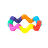 Wave Bangle - Chewy fidget Toy-Stress Relief Toys-Autism, Calming and Relaxation, Chewigem, Fidget, Helps With, Neuro Diversity, Oral Motor & Chewing Skills-Multicolour-Learning SPACE