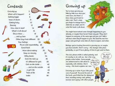 Whats Happening To Me? (Boy) Book - A Book About Puberty-Calmer Classrooms, Helps With, Life Skills, Puberty, Specialised Books, Stock, Teenage Help Books, Usborne Books-Learning SPACE