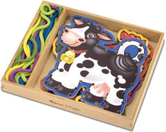 Wooden Panels & Laces - Farm Animals-Additional Need, Arts & Crafts, Baby Wooden Toys, Craft Activities & Kits, Early Arts & Crafts, Farms & Construction, Fine Motor Skills, Gifts For 3-5 Years Old, Helps With, Imaginative Play, Learning Difficulties, Primary Arts & Crafts, Sensory Wall Panels & Accessories, Stock, Tracking & Bead Frames-Learning SPACE
