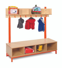 Cloakroom Top With 4 Compartments-Cloakroom, Shelves, Storage-Learning SPACE