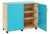 Cupboard with 2 Adjustable Shelves - Bubble Gum Range-Cupboards, Cupboards With Doors-Learning SPACE